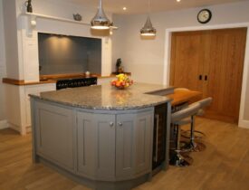 Classic Country Home Kitchen offering excellent bespoke design, manufacture and fitting. Natural Oak and Farrow & Ball colours. Bespoke Kitchens Suffolk