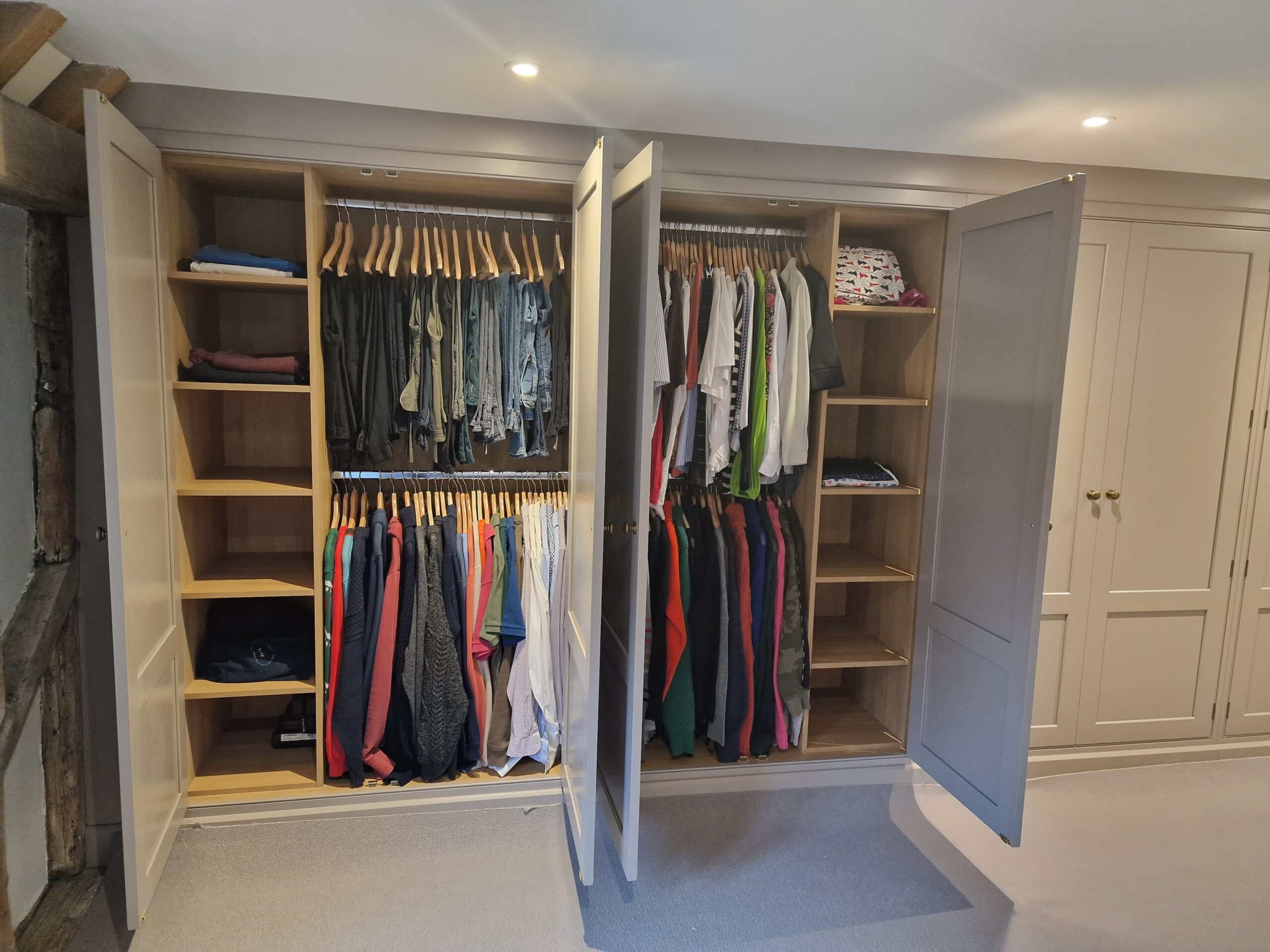 Built-in Wardrobes- Your Perfect Storage Solution. Bespoke hand-made bedroom furniture custom fit for your space. Suffolk, Hertfordshire, Essex